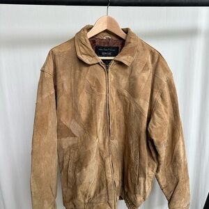 Vintage Men’s Suede Leather Jacket